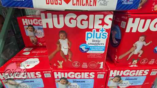 Huggies Little Snugglers Plus Diapers, Disney Baby, Size 1, 192 ct