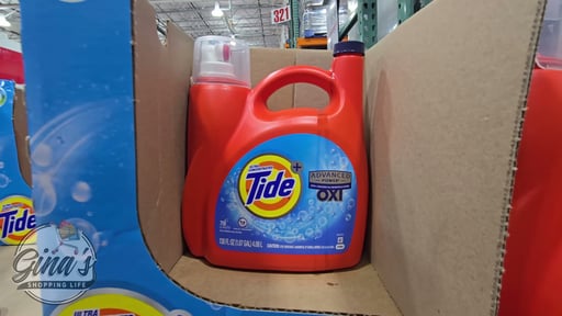 Tide Advanced Power with Oxi Liquid Laundry Detergent, Original, 78 Loads, 138 fl oz
