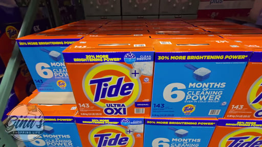 Tide Powder Detergent HE with Ultra Oxi 225oz 143 Loads (14.0lb)