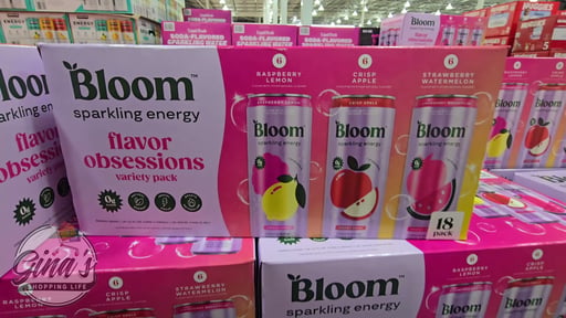 Bloom Sparkling Energy Drink Variety Pack, 18 x 12 fl oz Cans