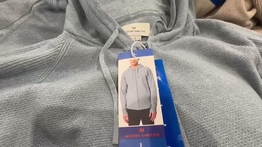 Modern Ambition Men's Full Zip Hooded Sweater