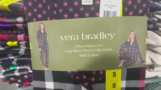 Vera Bradley Women's Notch Collar PJ Set