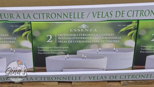 Essenza Outdoor Citronella Candle 2-Pack