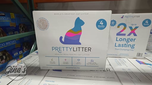 PrettyLitter Health Monitoring Cat Litter, Original Unscented, 16 Pounds (2 x 8 lb Bags)