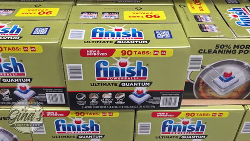 Finish Powerball Ultimate Quantum Dishwasher Detergent Tabs, 90 Count