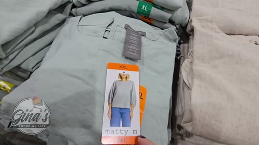 Matty M Women's Linen Blend Top