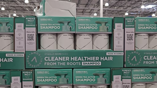 Amos Professional Green Tea Active Shampoo 2-Pack