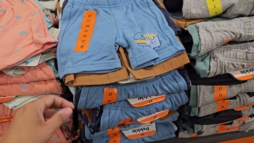 Pekkle Kids' 4-Pack Shorts