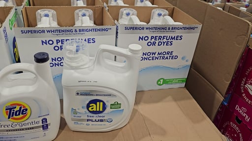 All Free & Clear Plus+ Compacted Liquid Detergent, 160 Loads, 200 oz