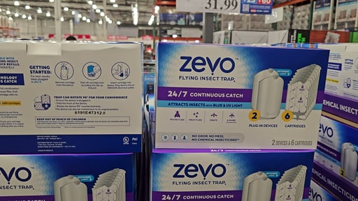 Zevo Flying Insect Trap 2 Devices / 6 Refills