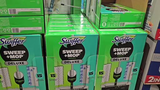 Swiffer Sweep & Mop 1 Device + 15 Wet/Dry Refills