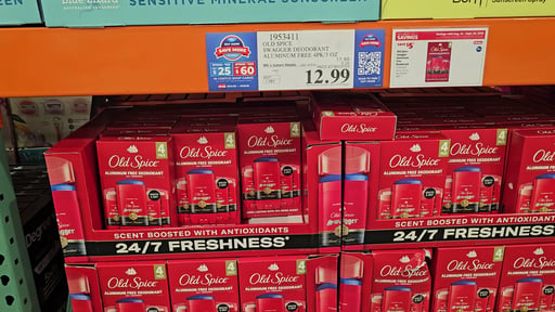Old Spice Swagger Deodorant Aluminum Free 4-Pack, 3 oz