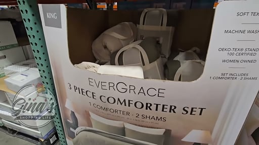 Evergrace 3-Piece King Size Waffle Comforter Set