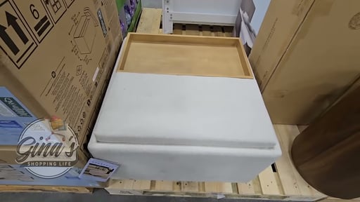 Henredon Sona Fabric Storage Ottoman
