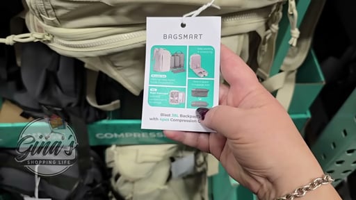 Bagsmart 38L Backpack with 4 Compression Cubes