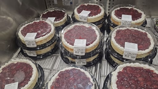 Kirkland Signature Strawberry Topped Cheesecake