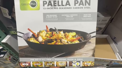 GreenPan Carbon Steel 15" Paella Pan