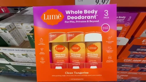 Lume Whole Body Deodorant 3-Pack