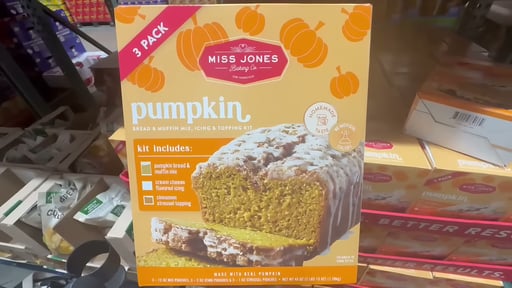 Miss Jones Organic Pumpkin Bread Mix, 3-15 Ounce Bags