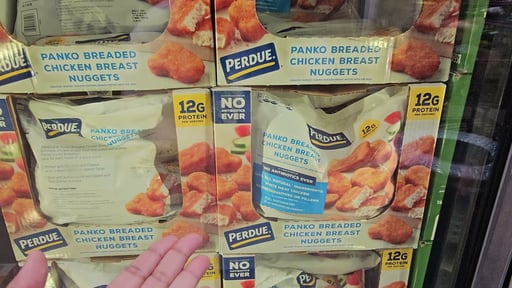 Perdue Panko Breaded Chicken Nuggets 5 Pound Bag