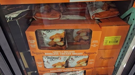Real Good Foods Co. Lightly Breaded Chicken Strips 3 lb