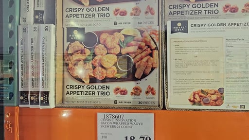 Royal Asia Crispy Golden Appetizer Trio 30 Count 32 Ounces