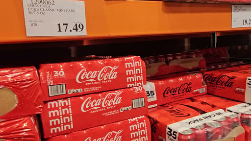 Coca-Cola Mini Cans 30/7.5 FL OZ (6.75 Quarts)