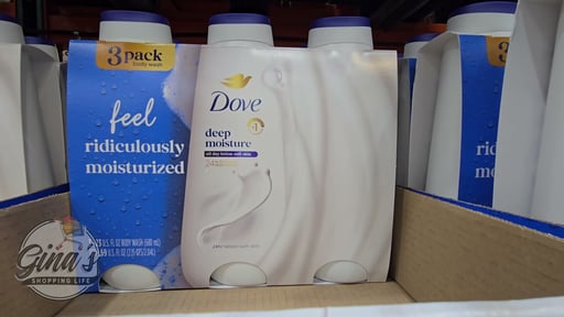Dove Deep Moisture Body Wash 3-Pack, 23 oz