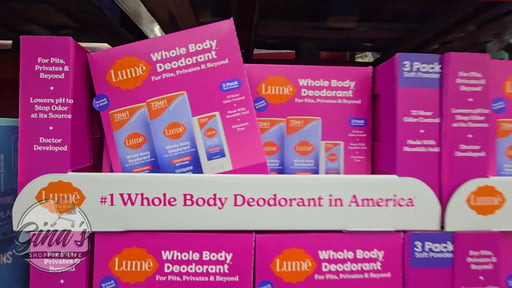 Lume Whole Body Deodorant 3-Pack — 2x 2.6 oz and 1x 0.5 oz Set