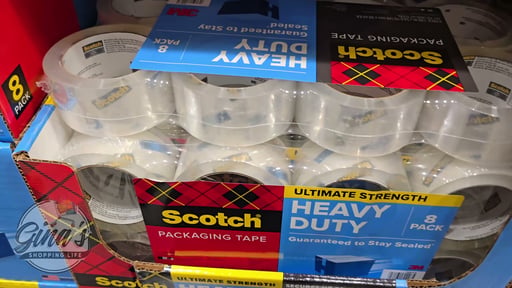3M Scotch Heavy Duty Shipping Tape 8-Pack
