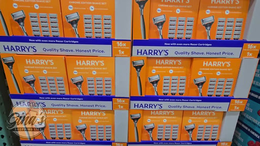 Harry's Chrome Edition Razor 1 Handle, 16 Cartridges