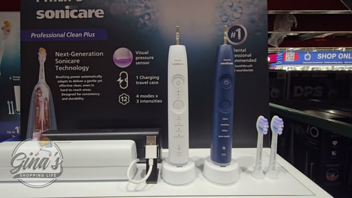 Philips Sonicare Professional Clean Plus Rechargeable Electric Toothbrush, 2-Pack