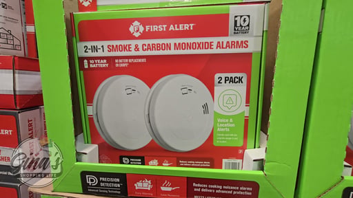 First Alert 10-Year Battery Smoke & CO Alarm 2-Pack 8th Edition