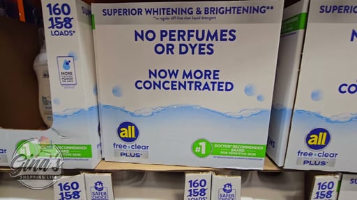 All Free & Clear Plus+ Compacted Liquid Detergent, 160 Loads, 200 oz