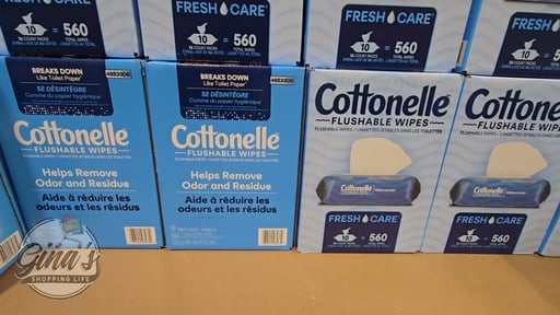 Cottonelle Fresh Care Flushable Wipes 560 Count