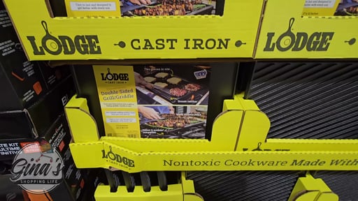 Lodge Seasoned Cast Iron Reversible Grill/Griddle