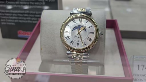 Ferragamo Ora 40mm Moonphase Sunray Dial Women's Quartz Watch