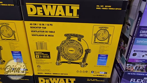 DEWALT 16" Benchtop or Hanging Fan
