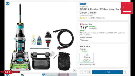 Bissell ProHeat 2X Revolution Pet Pro Carpet Cleaner