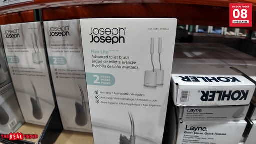 Joseph Joseph Flex Lite Toilet Brush 2-Piece