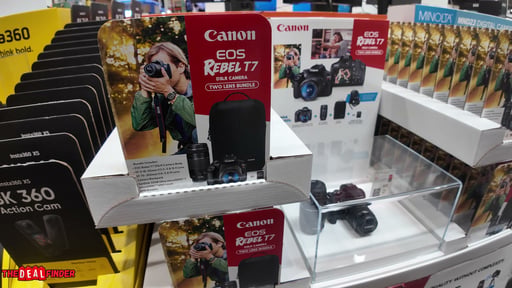 Canon T7 2-Lens Kit DSLR Bundle with SD Card and Backpack