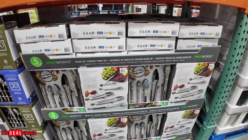 PrepWorks Heads-Up Cooking Tongs 5-Piece Set