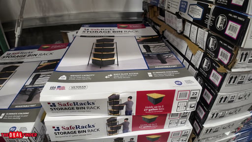 SafeRacks Storage Bin Rack Black