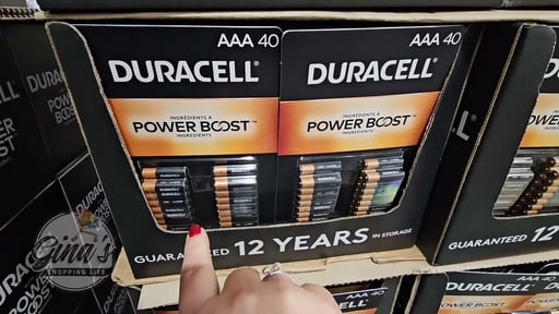 Duracell Power Boost Alkaline AAA Batteries 40-Pack