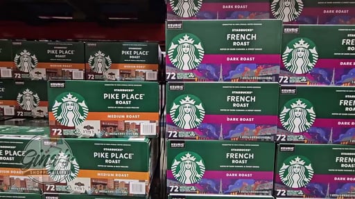 Starbucks French Roast Dark Roast 72 Count K-Cup Pods