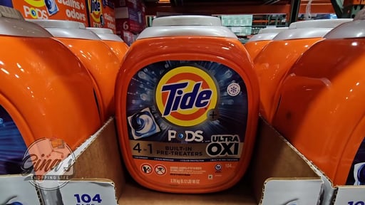 Tide PODS Ultra OXI 4-in-1 Laundry Detergent, 104 Count