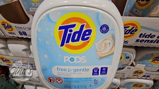 Tide PODS Free and Gentle 152 CT (7.56 lbs)