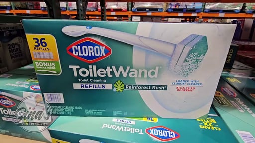 Clorox ToiletWand Disposable Toilet Cleaning System, 36 Count with 1 Wand