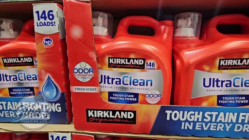 Kirkland Signature Ultra Clean HE Liquid Laundry Detergent, Fresh Scent, 146 Loads, 194 fl oz