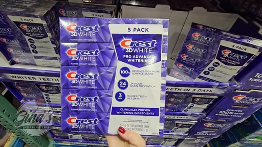 Crest 3D White Advanced Whitening Toothpaste, 5/5.2 oz